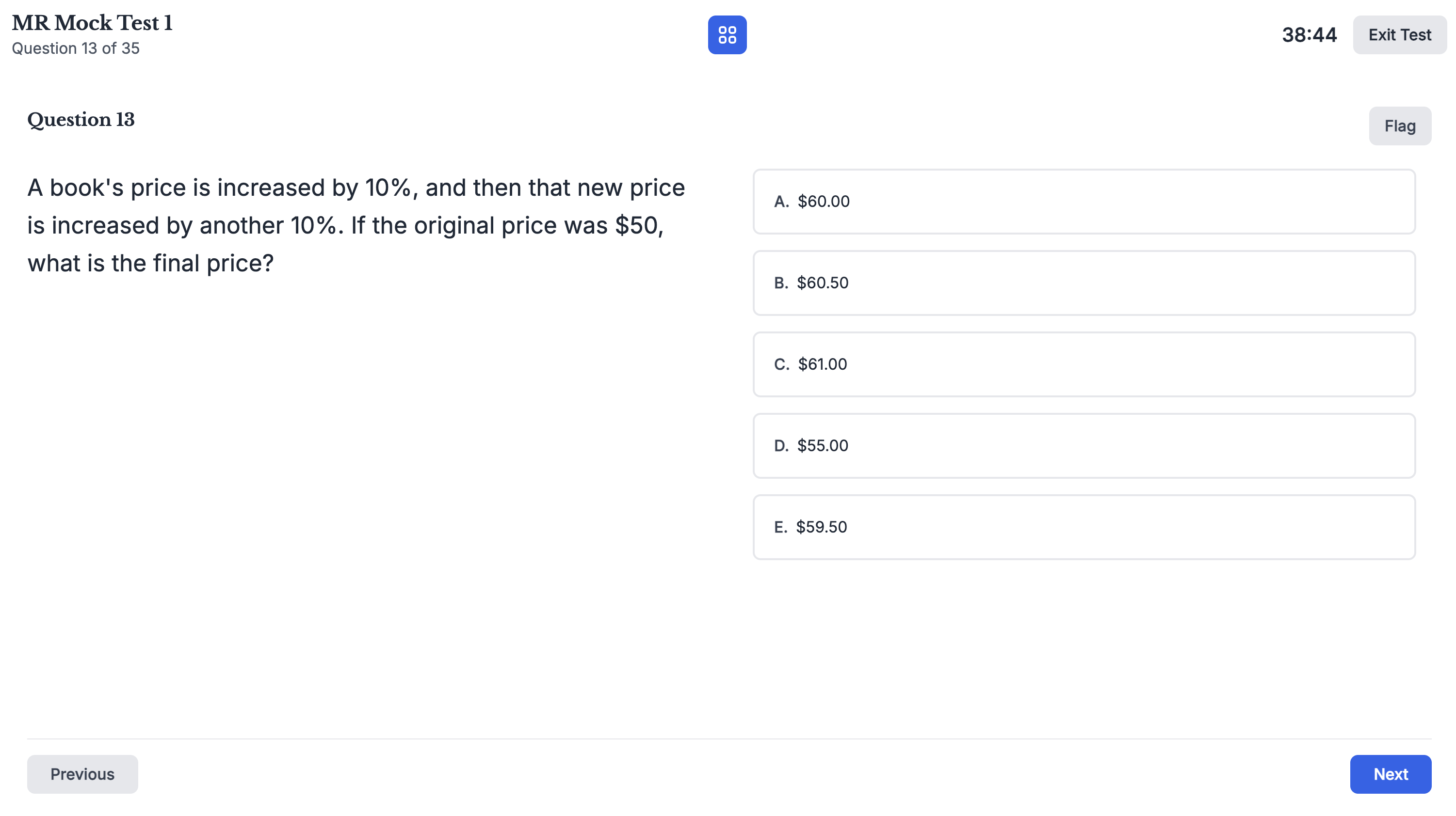 GoTestPrep platform screenshot